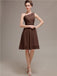 One Shoulder Short A-Line Bridesmaid Dresses