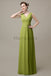 V-Neck Sleeveless Chiffon Bridesmaid Dresses