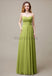 Cross-Pleated Chiffon Bridesmaid Dress with Sweetheart