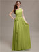 A-line One-shoulder Bridesmaid Dresses With Belt