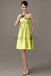 Spaghetti Strap Chiffon Short Bridesmaid Dresses