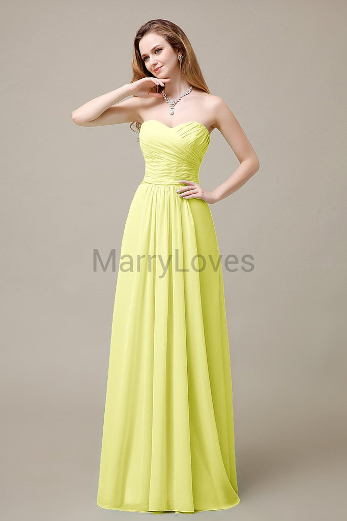 Sweetheart A-Line Bridesmaid Dresses