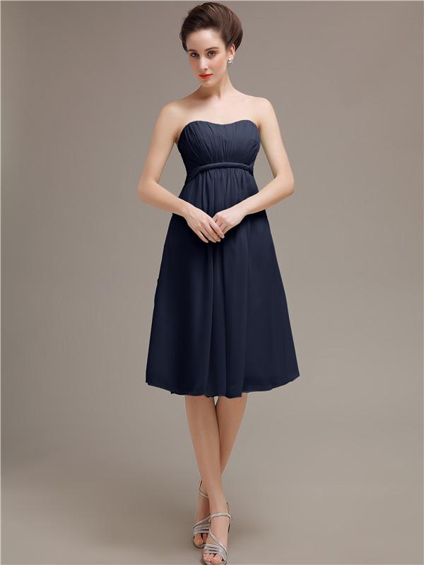 Sweetheart Knee-Length A-Line Bridesmaid Dresses