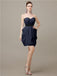 Sweetheart Chiffon Keen Length Bridesmaid Dresses