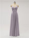 Spaghetti Strap Chiffon Floor Length Bridesmaid Dresses