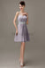 Spaghetti Strap Chiffon Short Bridesmaid Dresses