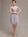 One Shoulder Short A-Line Bridesmaid Dresses