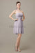 Strapless Pleats Sweetheart Bridesmaid Dresses