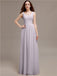 Scoop Neck Sleeveless Pleats Bridesmaid Dresses