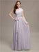 A-line One-shoulder Bridesmaid Dresses With Belt