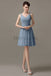 V-neck Chiffon Short Bridesmaid dresses