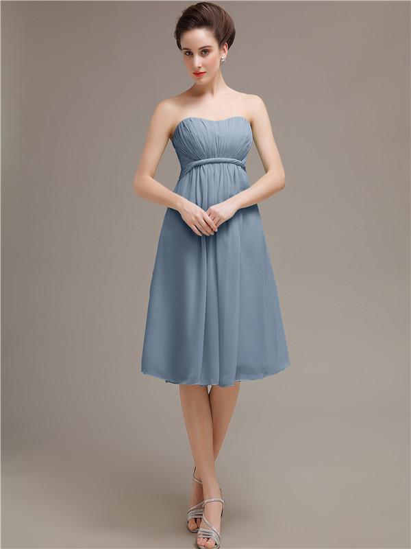 Sweetheart Knee-Length A-Line Bridesmaid Dresses