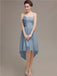 Strapless High Low Chiffon Bridesmaid Dresses