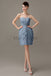 Sweetheart Chiffon Short Bridesmaid Dresses