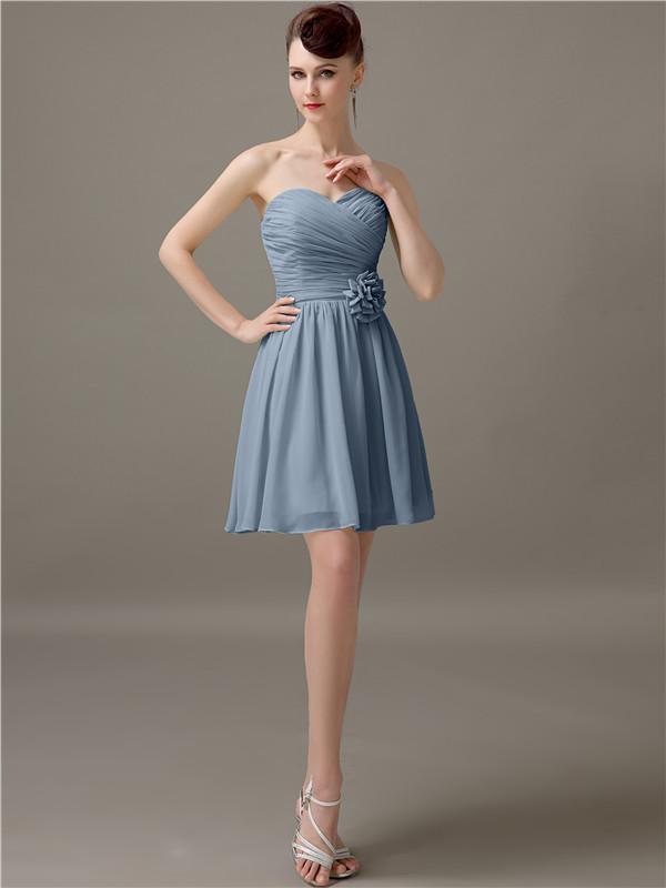 Sweetheart Short A-Line Bridesmaid Dresses