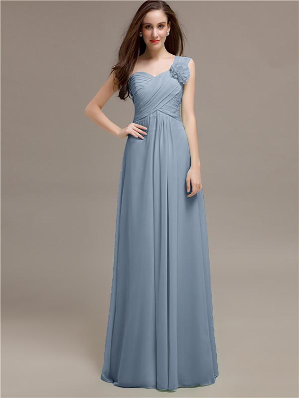 Sweetheart Flower Appliques A-line Bridesmaid Dresses