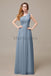 One Shoulder Pleats Floor Length Bridesmaid Dresses