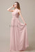 Halter Chiffon Birdesmaid Dresses with Bow Straps