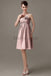 Spaghetti Strap Chiffon Short Bridesmaid Dresses