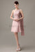 One Shoulder Pleats Bridesmaid Dresses