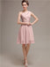 One Shoulder Short A-Line Bridesmaid Dresses