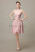 Sweetheart Short Chiffon Bridesmaid Dresses