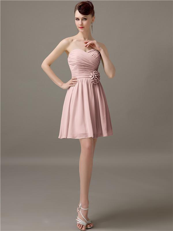 Sweetheart Short A-Line Bridesmaid Dresses