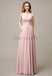 Cross-Pleated Chiffon Bridesmaid Dress with Sweetheart