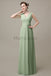 V-Neck Sleeveless Chiffon Bridesmaid Dresses