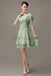 One Shoulder Ruffles Bridesmaid Dresses