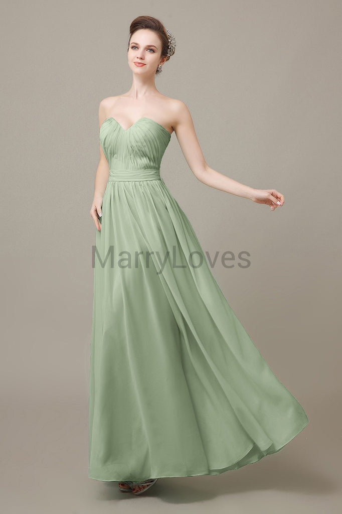 Sweetheart A-Line Bridesmaid Dresses