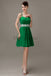 Spaghetti Strap Chiffon Short Bridesmaid Dresses