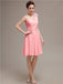 One Shoulder Short A-Line Bridesmaid Dresses