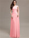 One-shoulder Floor-length Pleats Bridesmaid Dresses