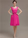Straps Chiffon Short Bridesmaid Dresses