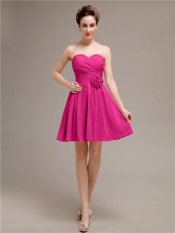 Sweetheart Short A-Line Bridesmaid Dresses