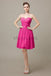 Sweetheart Short Chiffon Bridesmaid Dresses