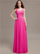 Scoop Neck Sleeveless Pleats Bridesmaid Dresses