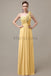 One Shoulder Chiffon Floor Length Bridesmaid Dresses