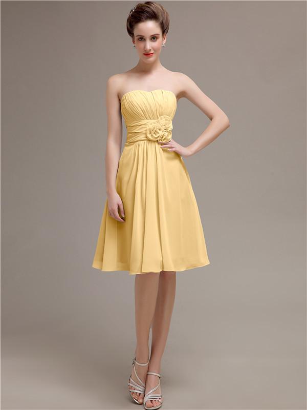 Sweetheart Short A-Line Bridesmaid Dresses