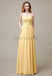 Cross-Pleated Chiffon Bridesmaid Dress with Sweetheart