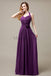 Halter A-line Pleats Chiffon Bridemaid Dresses