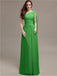 One-shoulder Floor-length Pleats Bridesmaid Dresses