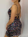 Spaghetti Straps Sequins Short backless Homecoming Dresses, HM1033