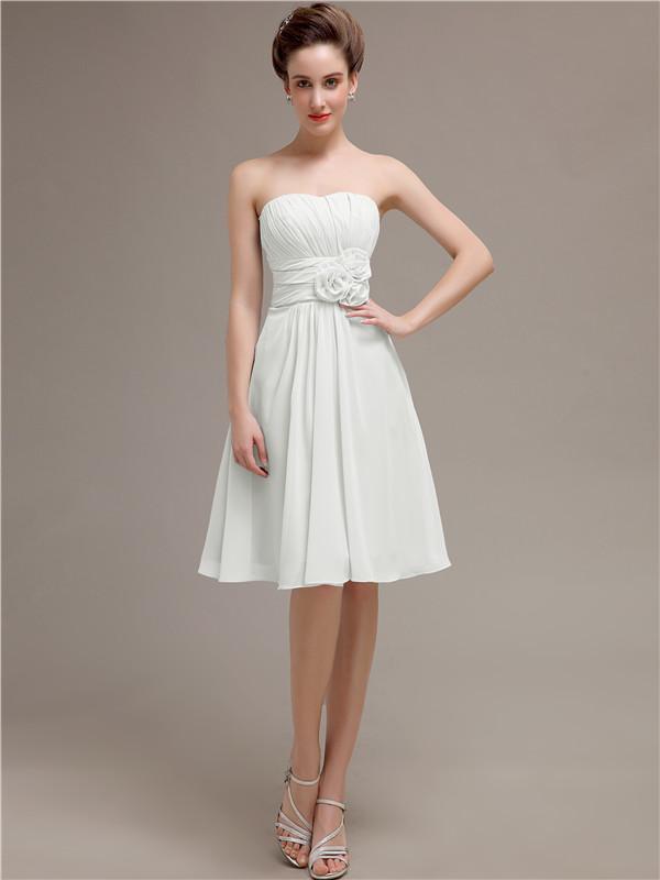 Sweetheart Short A-Line Bridesmaid Dresses