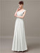 Square Chiffon Floor-Length Bridesmaid Dresses