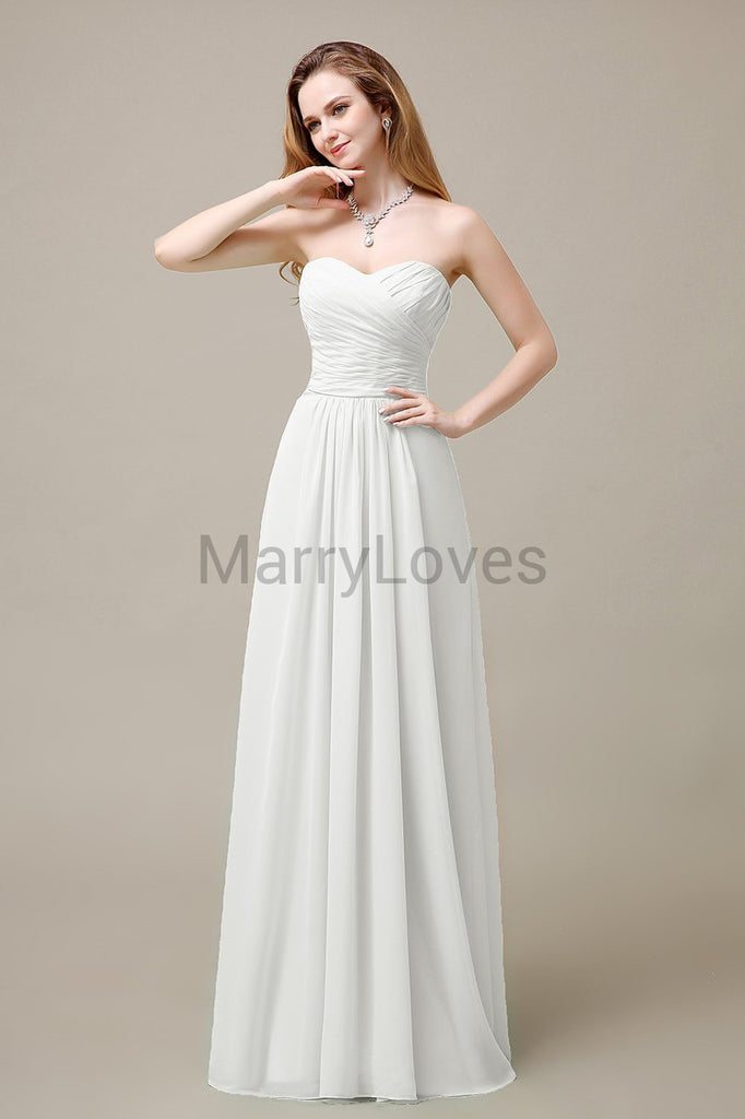 Sweetheart A-Line Bridesmaid Dresses