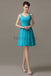 V-neck Chiffon Short Bridesmaid dresses