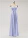 Spaghetti Strap Chiffon Floor Length Bridesmaid Dresses