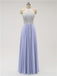 Halter Chiffon Floor Length Bridesmaid Dresses